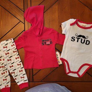 3 pc Baby boy set